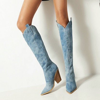 Elegante Overknee-Stiefel