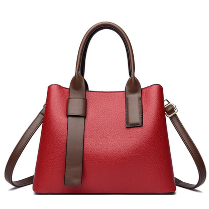 Große Schulterhandtasche İm Stilvollen Design Mit Kreuzdetail