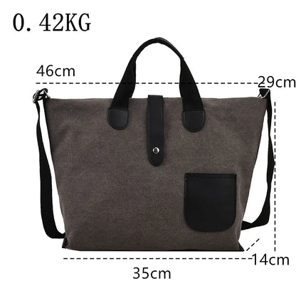 Canvas-Tasche Mit Großem Fassungsvermögen Für Damen