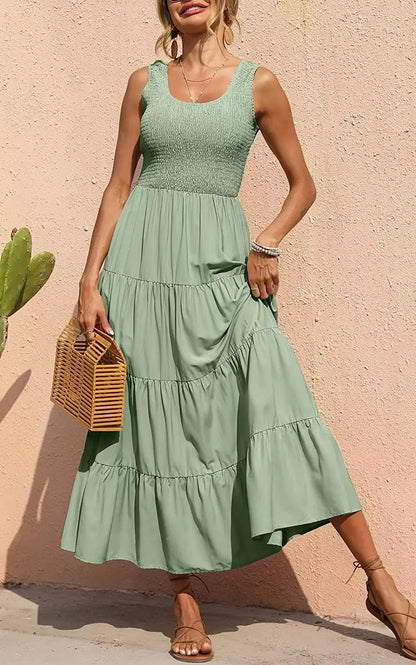 Fließendes Maxikleid İn A-Linie