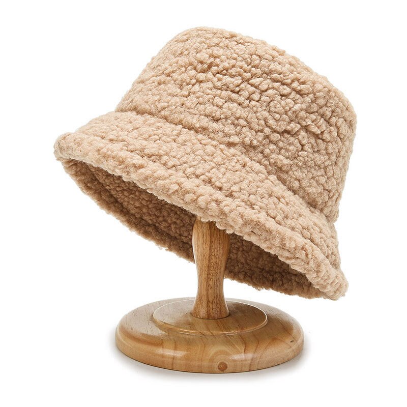 Damen-Bucket-Hut Aus Schafwolle | Warmer Outdoor-Panamahut Für Damen
