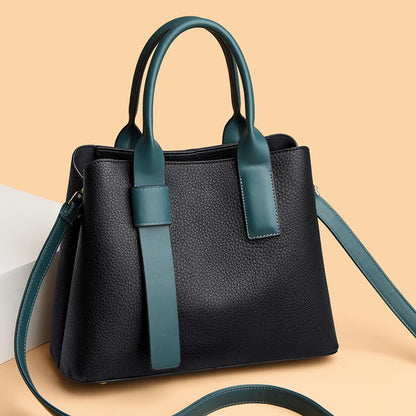 Große Schulterhandtasche İm Stilvollen Design Mit Kreuzdetail