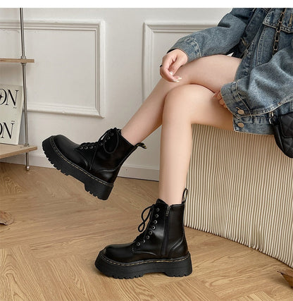 Plateaustiefel Für Damen