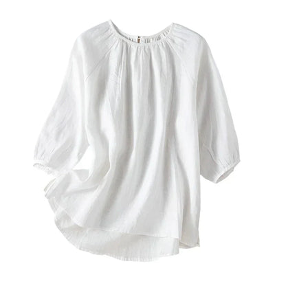 Stylische Rundhalsbluse