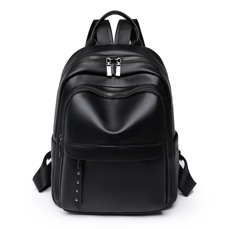 Hochwertiger Damenrucksack Aus Leder