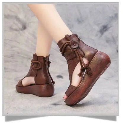Bequeme Vintage-Sommersandalen