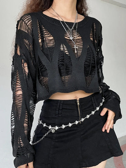 Bluse Mit Strickdetail