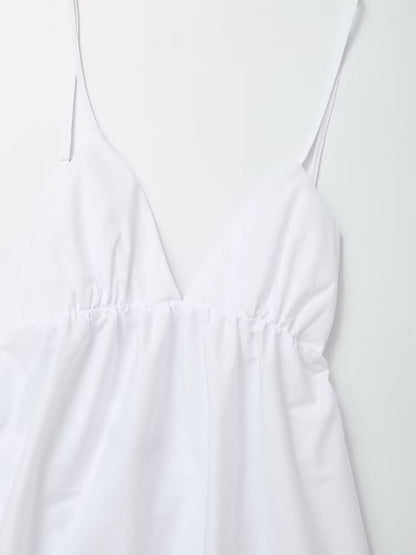 Elegantes Midikleid Mit Tiefem Rücken