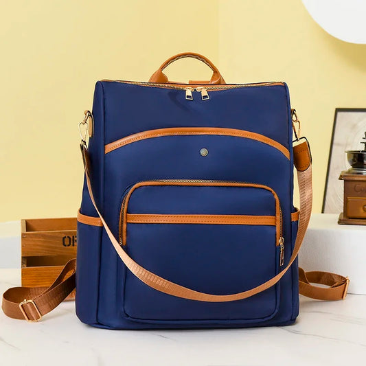 Reiserucksack Damen Nylon Wasserdichter Laptop-Rucksack