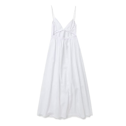 Elegantes Midikleid Mit Tiefem Rücken