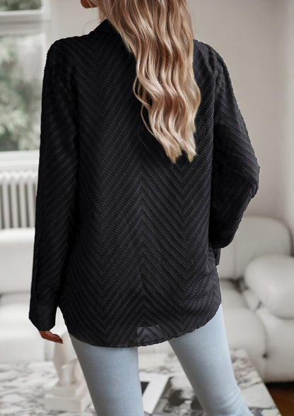 Stilvolles Design Hemd Mit Klassischem Kragen