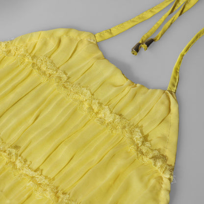 Stilvolles Neckholder-Kleid, Lang, Rückenfrei, Ärmellos, Lässig, Sommer-Strandkleid