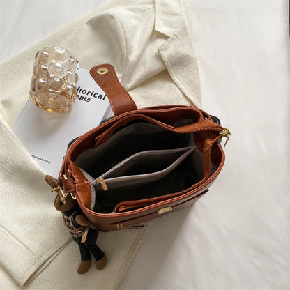 Modische Damen-Umhängetasche Aus Luxuriösem Leder