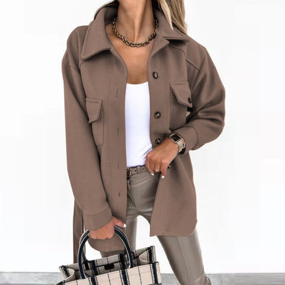 Elegantes Design, Stylischer Mantel Für Damen