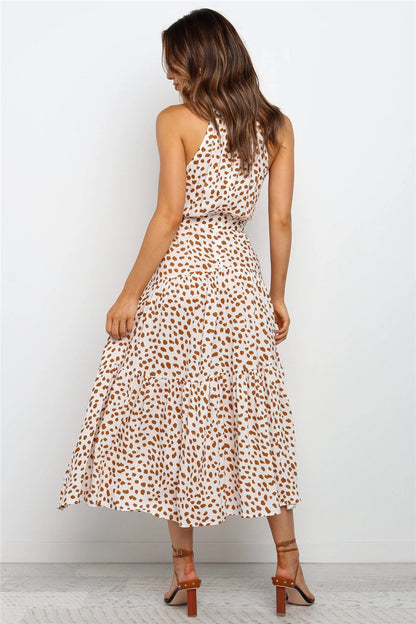 Maxi-Sommerkleid Mit Punktemuster
