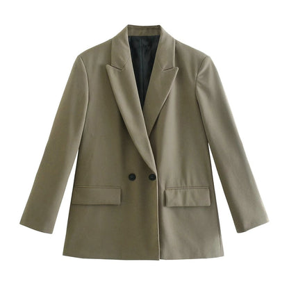 Stilvolle Blazerjacke Mit Klassischem Kragen