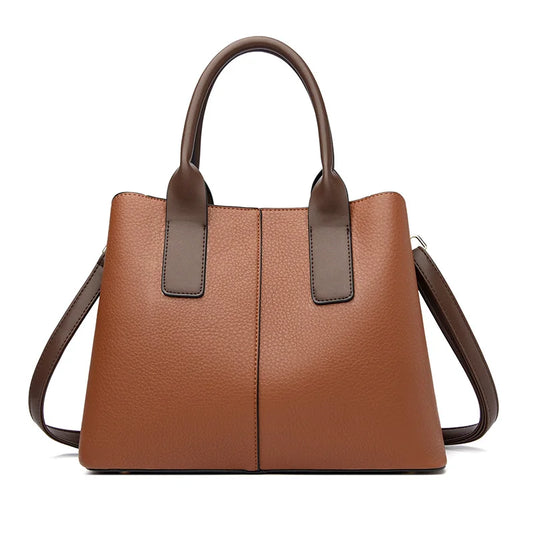 Große Schulterhandtasche İm Stilvollen Design Mit Kreuzdetail