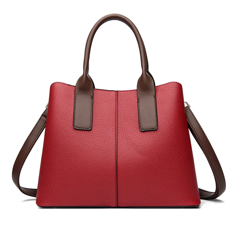 Große Schulterhandtasche İm Stilvollen Design Mit Kreuzdetail
