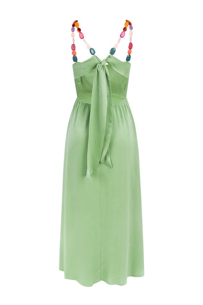 Elegantes Rückenfreies Midikleid
