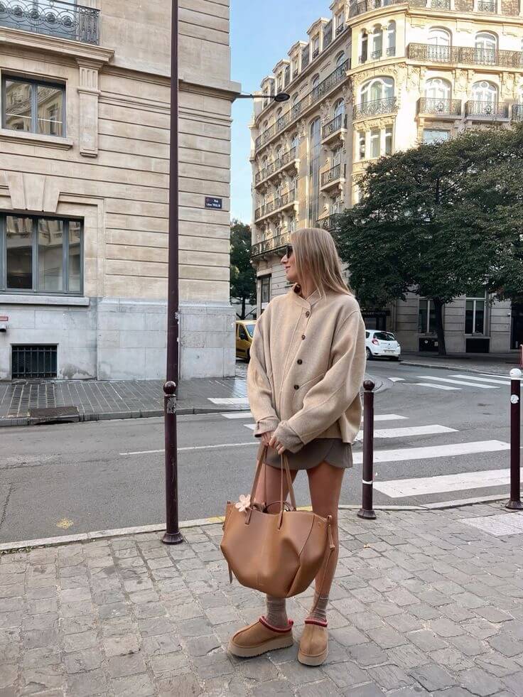 Vintage Tote Große Umhängetasche