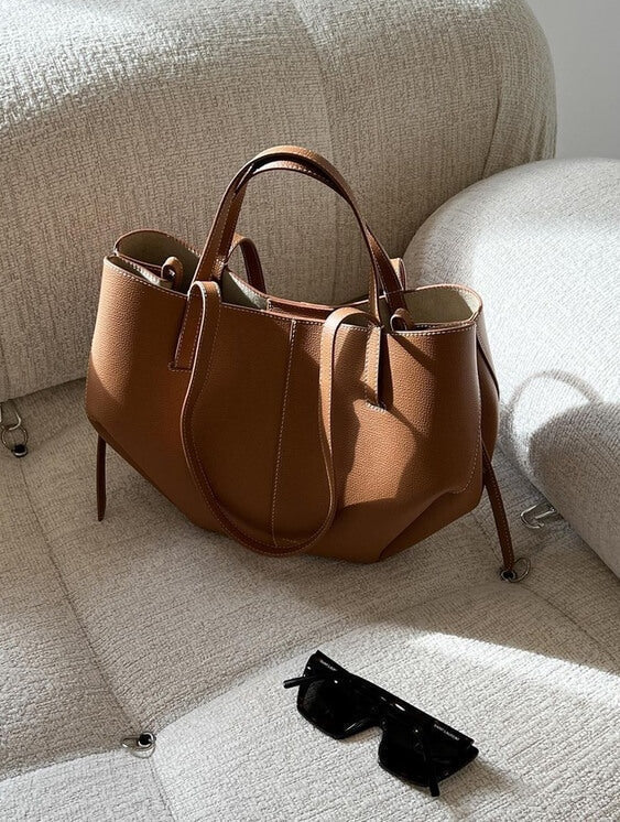 Vintage Tote Große Umhängetasche