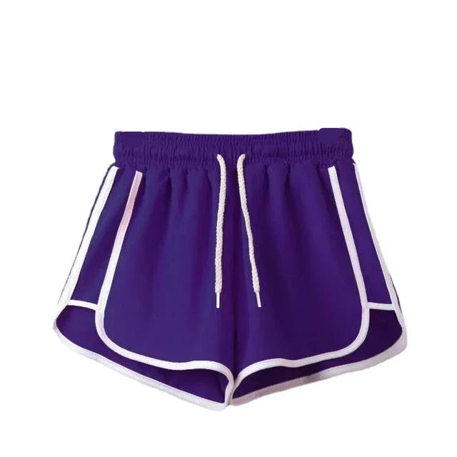 Gestreifte Shorts Für Damen – Atmungsaktiv, Elastisch