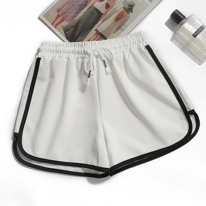 Gestreifte Shorts Für Damen – Atmungsaktiv, Elastisch