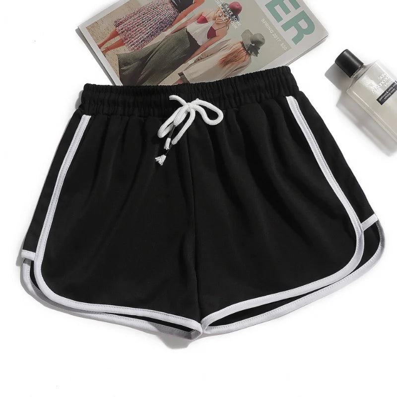 Gestreifte Shorts Für Damen – Atmungsaktiv, Elastisch