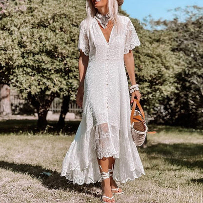 Spitzenkleid İm Boho-Stil