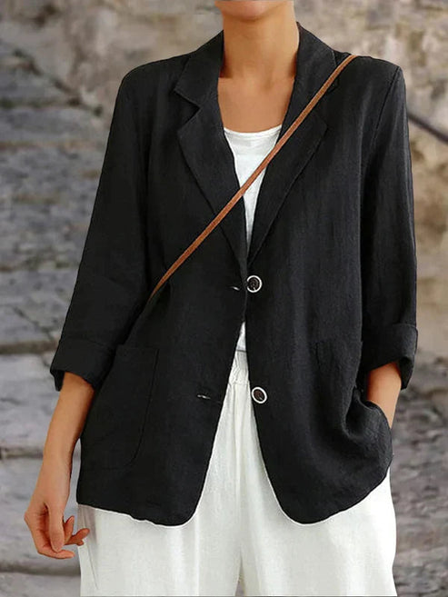 Elegante Leinenjacke