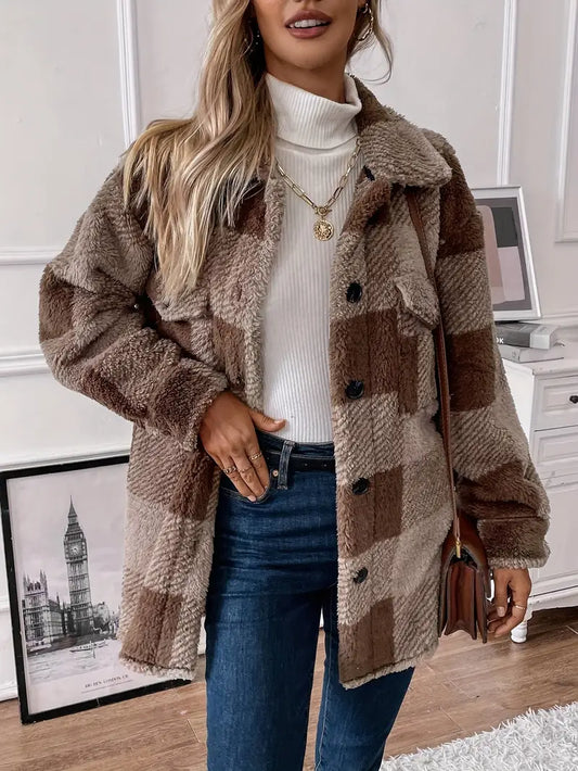 Stilvolle Jacke İm Karo-Design