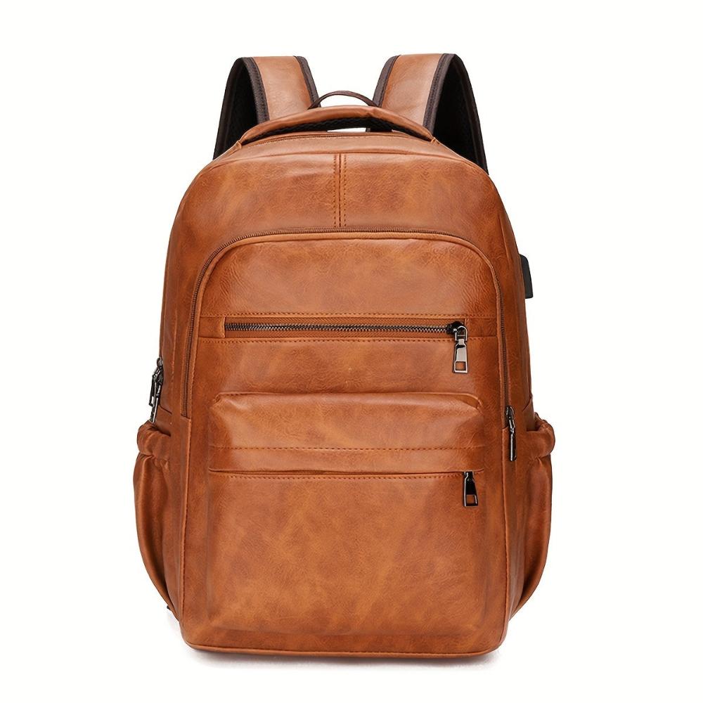 Ein Rucksack, Der Vintage-Stil Und Moderne Funktionalität Vereint