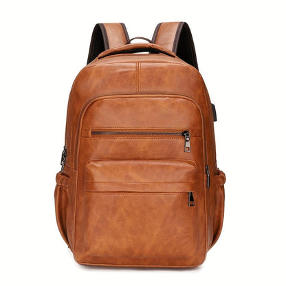 Ein Rucksack, Der Vintage-Stil Und Moderne Funktionalität Vereint