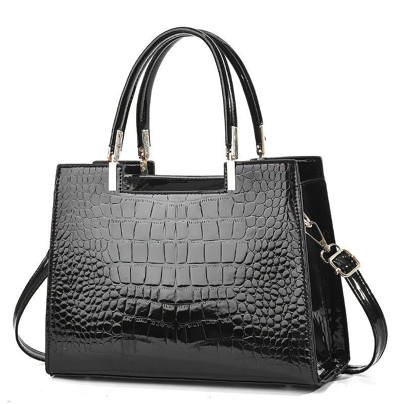 Elegante Tasche Mit Krokodilmuster