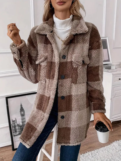 Stilvolle Jacke İm Karo-Design