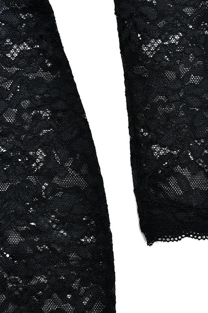 Maxikleid Aus Spitze Mit Eckigem Ausschnitt