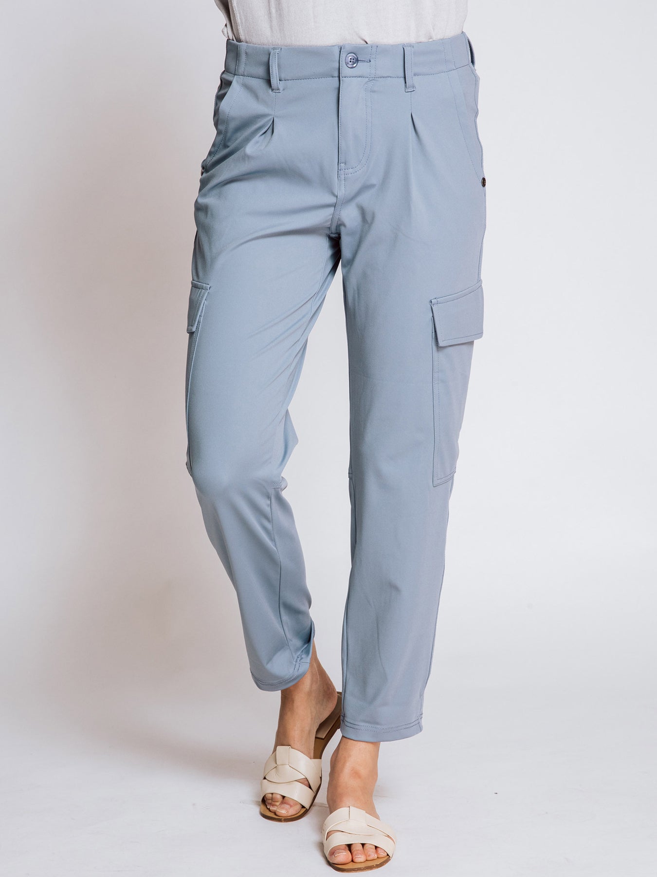 Stylische Hose Mit Cargotaschen-Design