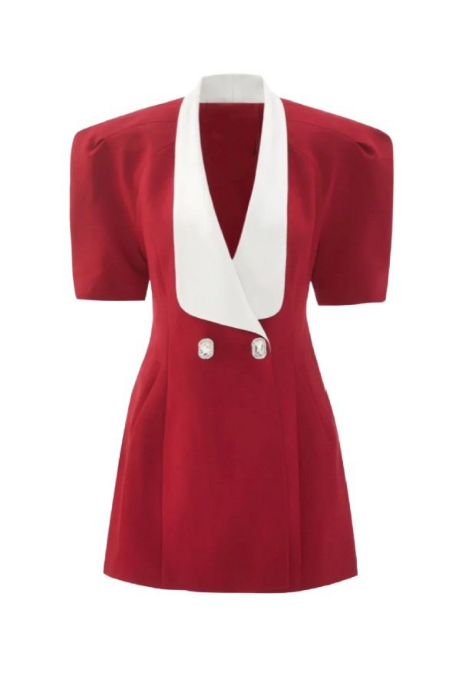 Rückenfreies Minikleid Mit V-Ausschnitt Und Schleife
