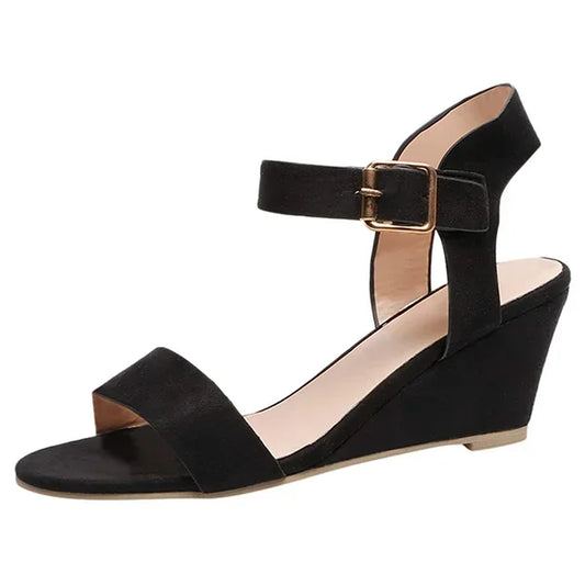 Orthopädische Plateausandalen Mit Schnalle