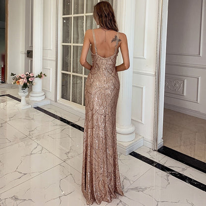 Wunderschönes Maxi-Partykleid