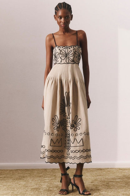 Midikleid Mit Cutout-Detail Und Rückenfrei