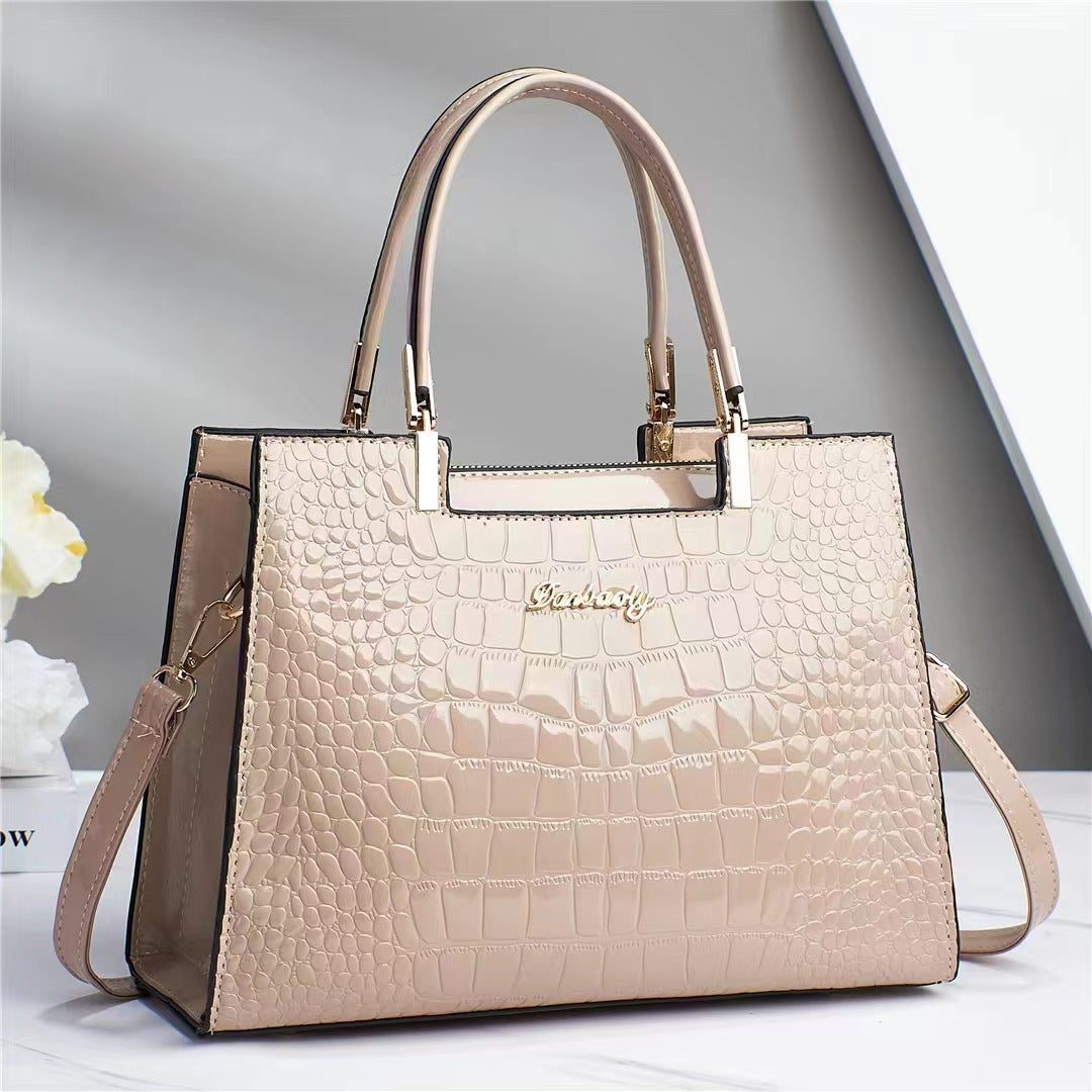 Elegante Tasche Mit Krokodilmuster