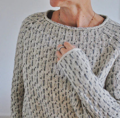 Pullover Mit Strickdetails İm Stilvollen Design