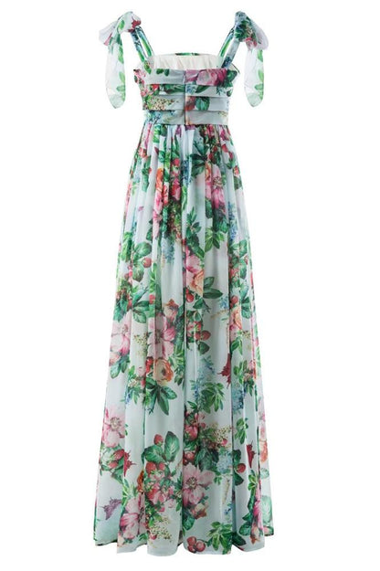 Bedrucktes Trägerloses Maxikleid „Dinah“