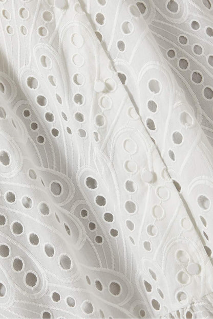 Helen Midi-Bustierkleid Aus Bestickter Spitze