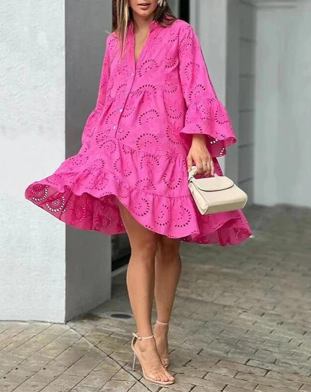 Gemustertes Minikleid
