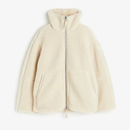 Luxuriöser Woll-Oversize-Mantel Für Damen