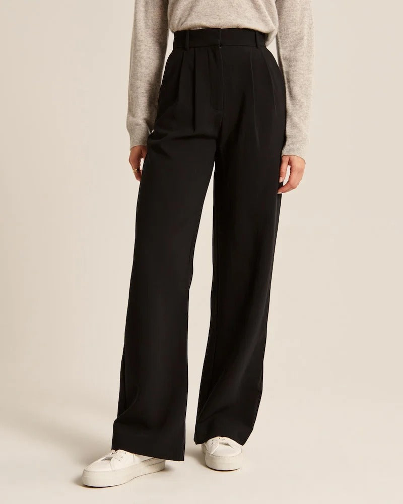 Stylische Design-Stoffhose