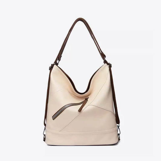 Tasche Aus Kunstleder Mit Rautenmuster