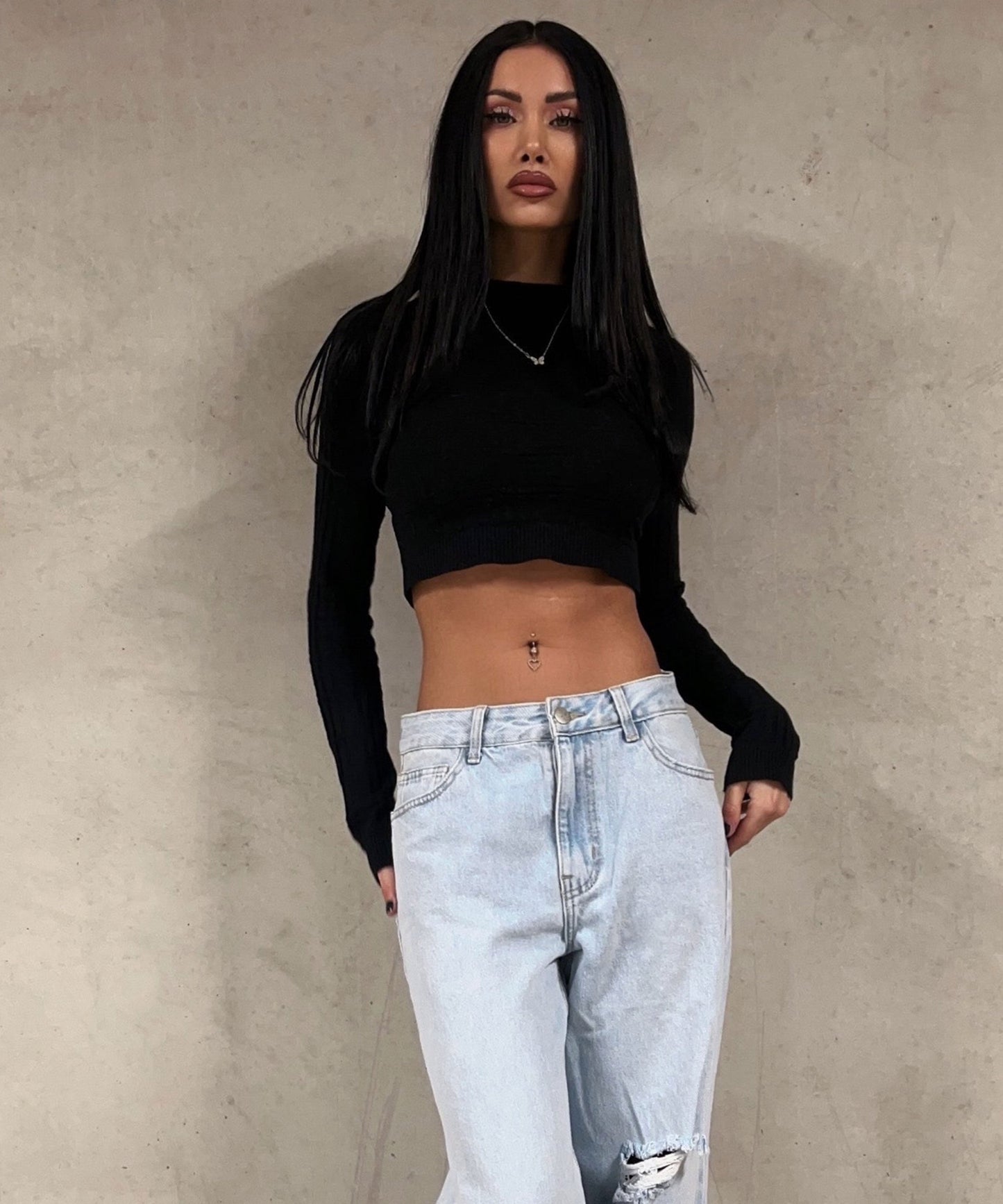 Zerrissene Jeans İm Stylischen Design